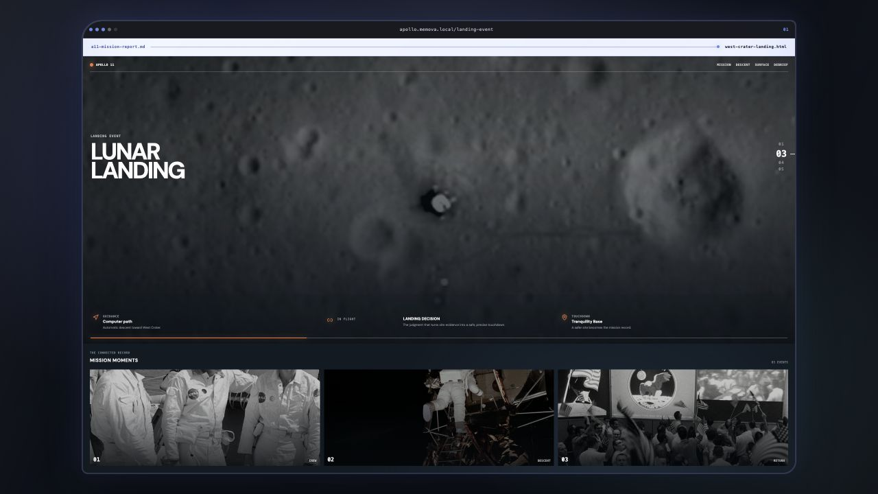 Page 1 landing event webpage screenshot